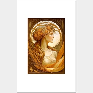 Goddess of the Harvest - Demeter Posters and Art